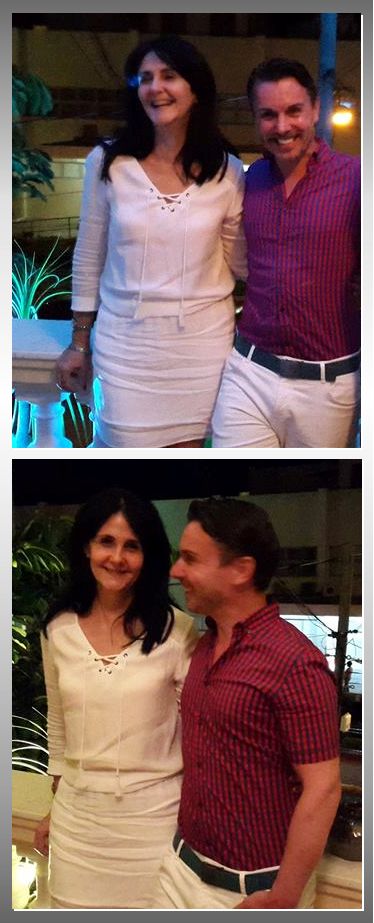 Alessandro with President Castro's daughter Nilsa 